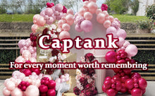 Load image into Gallery viewer, Red and Pink Balloons Double Stuffed Pearl Balloon Garland Rose Pink Balloon Arch Burgundy Fuschia Magenta Balloon Set For Birthday Bridal Shower Engagement Valentine Proposal Party Decorations