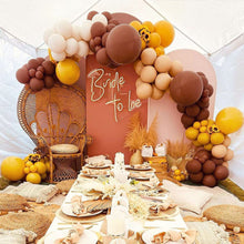 Load image into Gallery viewer, Yellow Brown Blush Balloon Garland Kit