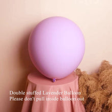 Load image into Gallery viewer, Pink Balloon Arch Kit Double Stuffed Lavender Balloon Garland