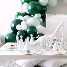 Load image into Gallery viewer, Green White Balloons Arch Garland