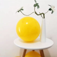 Load image into Gallery viewer, Yellow Balloons Garland Retro Green Olive Green And Metallic Gold Latex Balloons