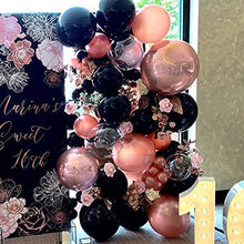 Load image into Gallery viewer, Rose Gold Balloon Garland Arch