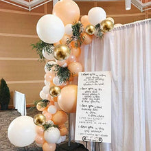 Load image into Gallery viewer, Blush White Balloons Arch Garland