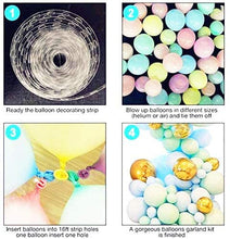 Load image into Gallery viewer, Mint Blue White Gold Metallic Balloon Garland Arch Kit