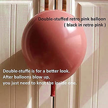 Load image into Gallery viewer, Nude Balloon Garland Dusty Pink Black Balloons Arch Kit