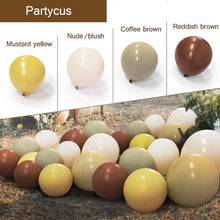 Load image into Gallery viewer, Yellow Brown Blush Balloon Garland Kit