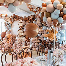 Load image into Gallery viewer, Brown And Blue Balloon Garland Kit