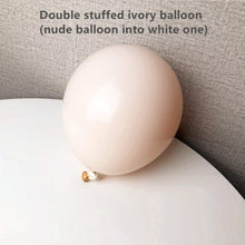 Load image into Gallery viewer, Ivory White Blush Balloons Garland Kit