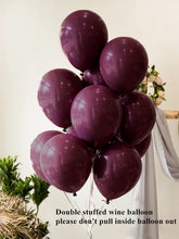 Load image into Gallery viewer, Burgundy Pink Balloons Garland Kit