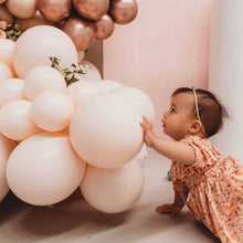 Load image into Gallery viewer, Ivory White Blush Balloons Garland Kit