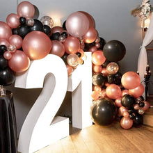 Load image into Gallery viewer, Rose Gold Balloon Garland Arch