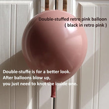 Load image into Gallery viewer, Black Pink silver gold Balloon Garland Kit