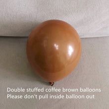 Load image into Gallery viewer, Coffee Brown Balloon Arch Garland Kit