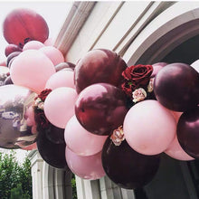 Load image into Gallery viewer, Burgundy and Pink Balloons Garland Kit