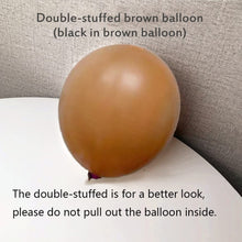 Load image into Gallery viewer, Coffee Brown Balloon Garland Kit