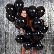 Load image into Gallery viewer, Black and Silver Balloons Garland Arch Kit