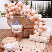 Load image into Gallery viewer, Ivory White Blush Balloons Garland Kit
