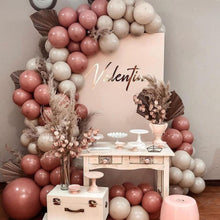 Load image into Gallery viewer, Pink Grey Balloon Garland Kit