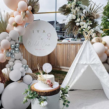 Load image into Gallery viewer, Captank Grey Ivory Silver Balloon Garland Kit