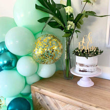 Load image into Gallery viewer, Balloon Garland Kit Blush Black Gold Ivory