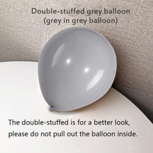 Load image into Gallery viewer, Captank Grey Ivory Silver Balloon Garland Kit