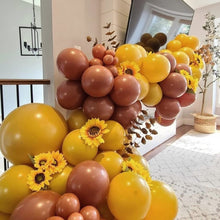 Load image into Gallery viewer, Yellow Brown Blush Balloon Garland Kit