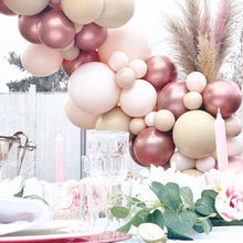 Load image into Gallery viewer, Blush Ivory Balloons Garland Kit