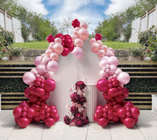 Load image into Gallery viewer, Red and Pink Balloons Double Stuffed Pearl Balloon Garland Rose Pink Balloon Arch Burgundy Fuschia Magenta Balloon Set For Birthday Bridal Shower Engagement Valentine Proposal Party Decorations
