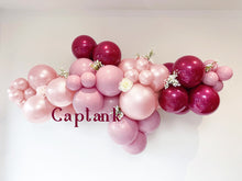 Load image into Gallery viewer, Red and Pink Balloons Double Stuffed Pearl Balloon Garland Rose Pink Balloon Arch Burgundy Fuschia Magenta Balloon Set For Birthday Bridal Shower Engagement Valentine Proposal Party Decorations
