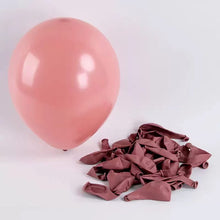 Load image into Gallery viewer, Dusty Rose Balloon Garland Kit Retro Pink Gold Chrome Balloon
