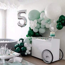 Load image into Gallery viewer, Green White Balloons Arch Garland
