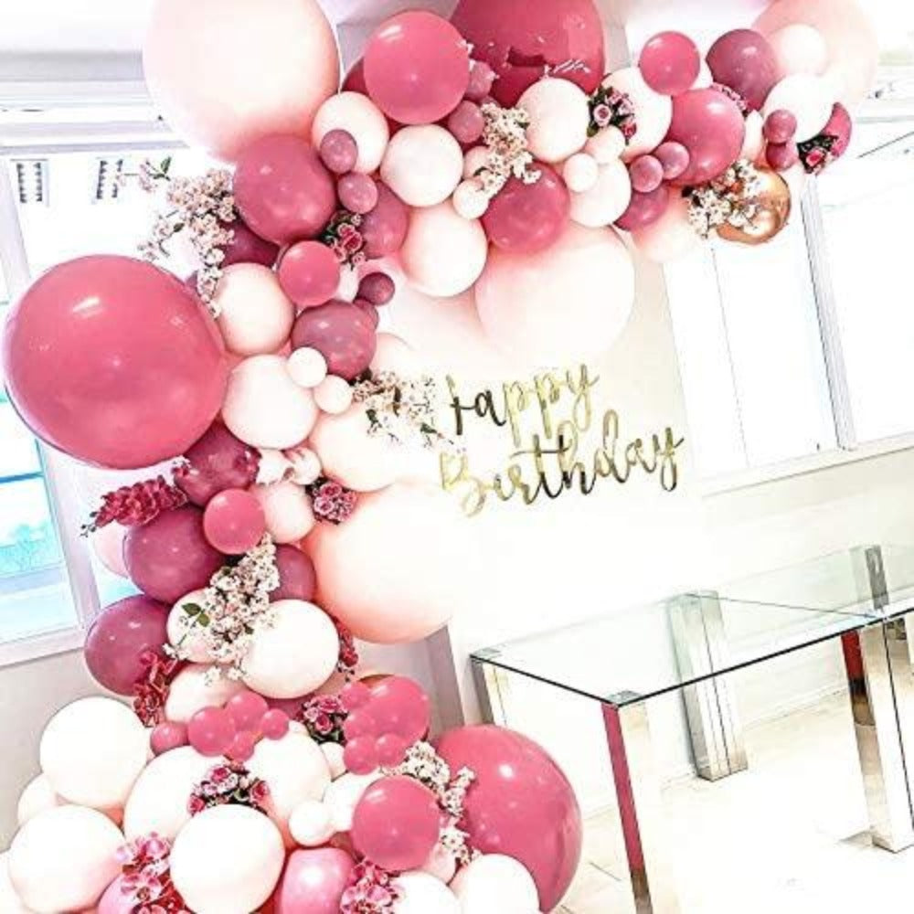 Captank Pink Balloons Pastel Garland Kit