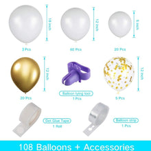 Load image into Gallery viewer, JOYYPOP White Balloon Garland Kit
