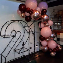 Load image into Gallery viewer, Burgundy and Pink Balloons Garland Kit
