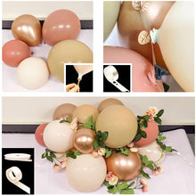 Load image into Gallery viewer, Blush Dusty Pink Balloons Garland Kit Apricot Latex Coffee Brown Assorted Balloon Arch Kit
