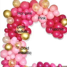 Load image into Gallery viewer, Pink Balloon Garland Kit
