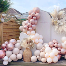 Load image into Gallery viewer, Nude Blush Baloon Garland Kit With White Sand Latex And Thick Balloons Captank Double Stuffed Balloon Arch Kit
