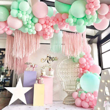 Load image into Gallery viewer, Green Pink Balloons Garland Arch Kit
