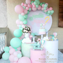 Load image into Gallery viewer, Green Pink Balloons Garland Arch Kit
