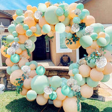 Load image into Gallery viewer, Blush Mint blue Balloons Arch Garland Kit
