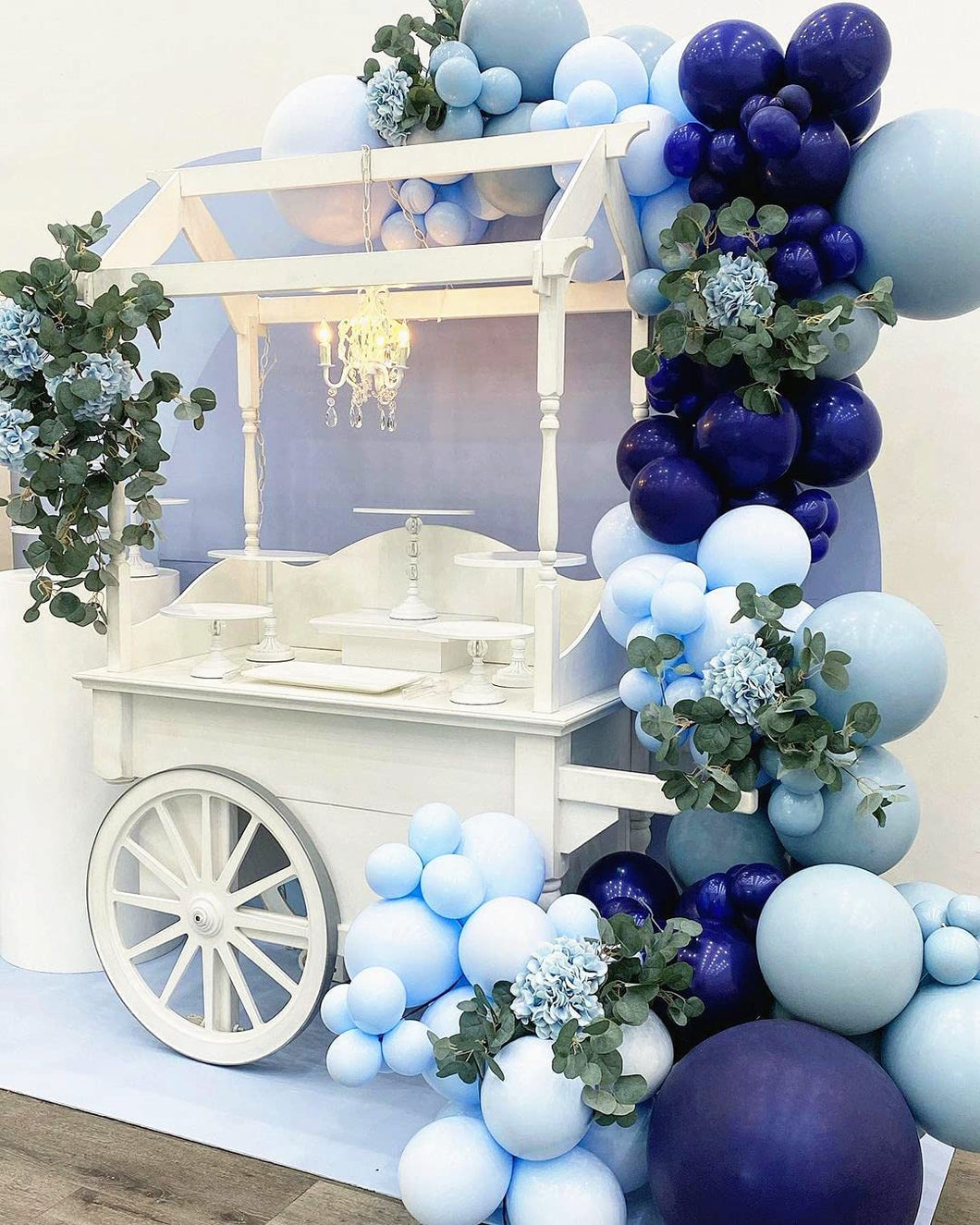 Pastel Blue Balloon Garland Kit