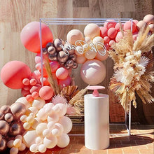 Load image into Gallery viewer, Blush Pink Balloon Arch Garland Double Stuffed Dusty Rose Champagne Gold Metallic Latex Balloons Kit
